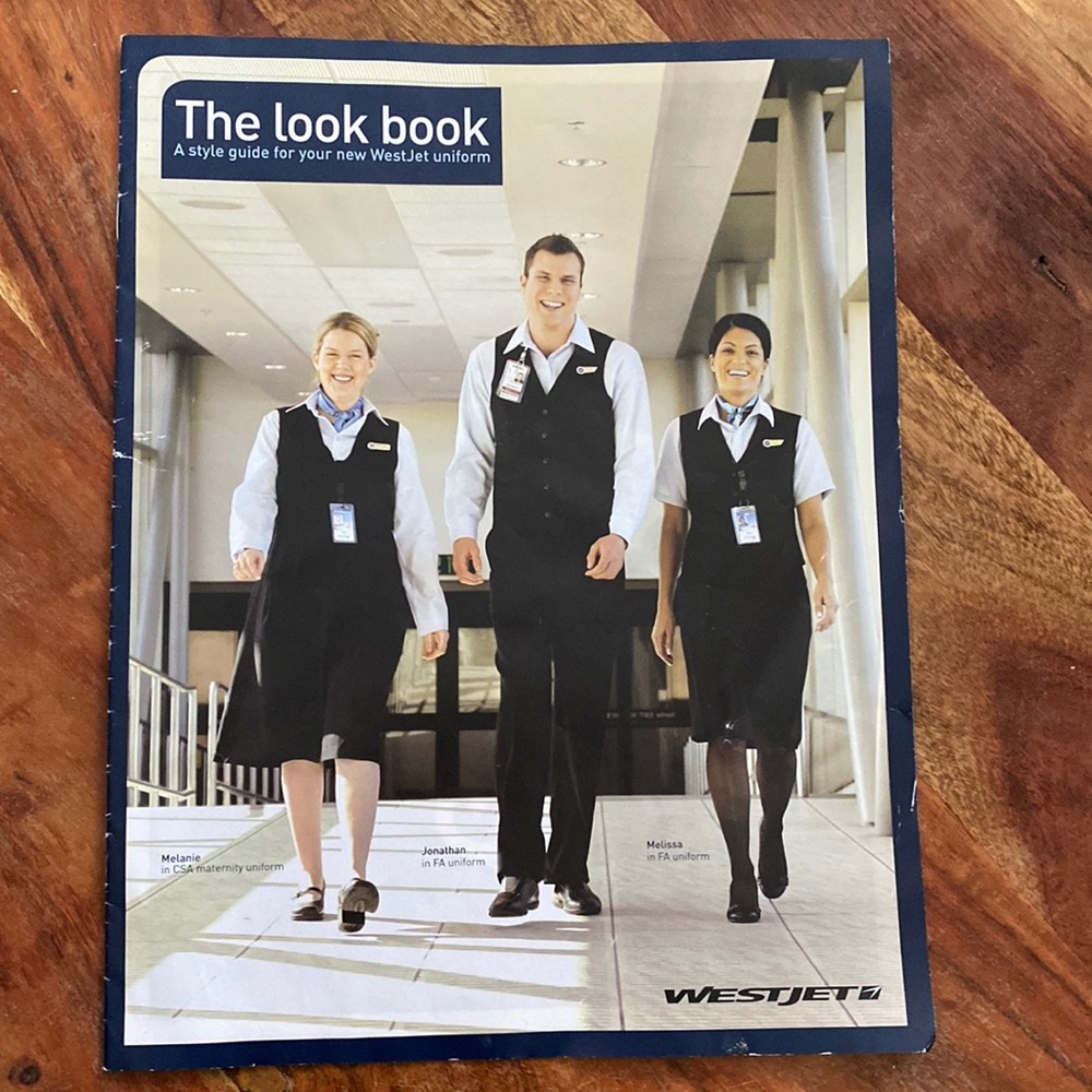 WESTJET AIRLINES WS WJA 2009 look book for employees’ ‘new’ uniform